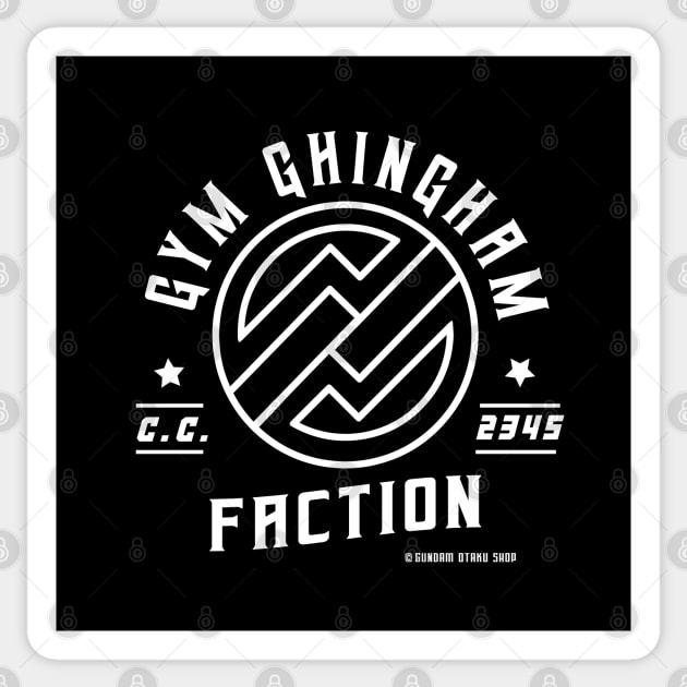 Gym Ghingham Faction Badge Sticker by Gundam Otaku Shop